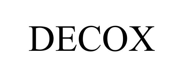 Trademark Logo DECOX