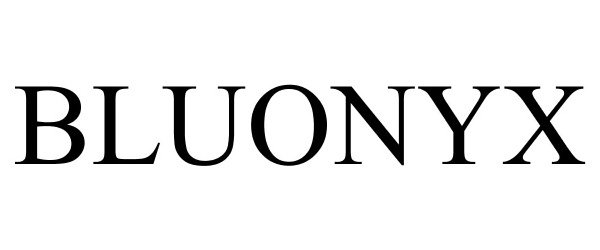 Trademark Logo BLUONYX