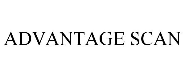 Trademark Logo ADVANTAGE SCAN