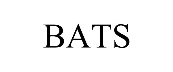 Trademark Logo BATS