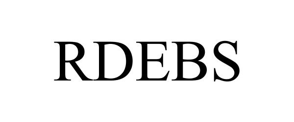 Trademark Logo RDEBS