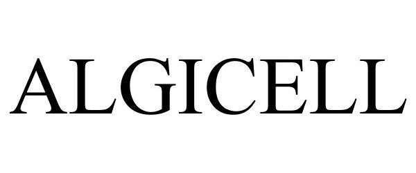 Trademark Logo ALGICELL