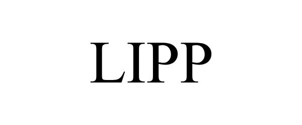 Trademark Logo LIPP