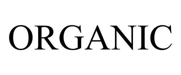 Trademark Logo ORGANIC