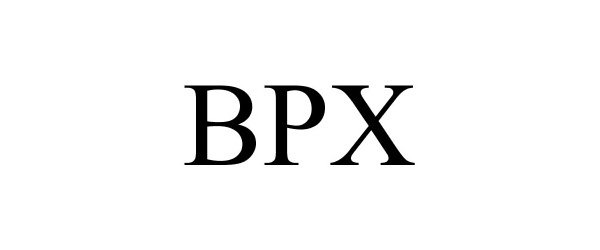 Trademark Logo BPX