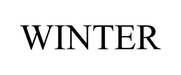 Trademark Logo WINTER