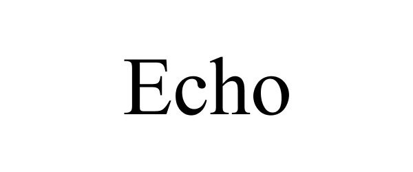 Trademark Logo ECHO