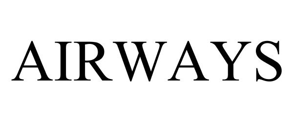 Trademark Logo AIRWAYS