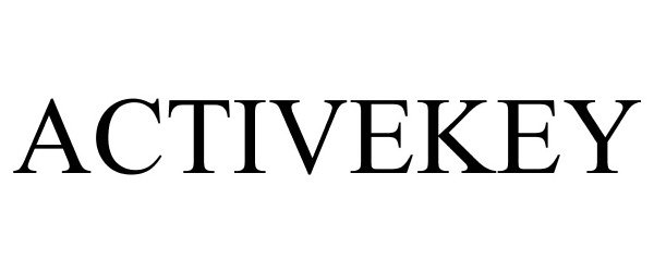 Trademark Logo ACTIVEKEY