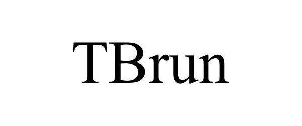 Trademark Logo TBRUN