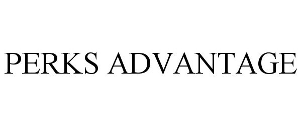 Trademark Logo PERKS ADVANTAGE