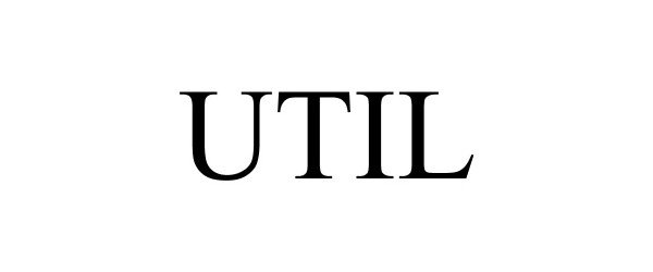 Trademark Logo UTIL