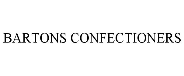 Trademark Logo BARTONS CONFECTIONERS