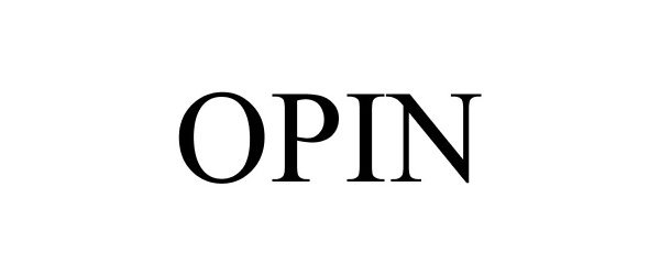 Trademark Logo OPIN