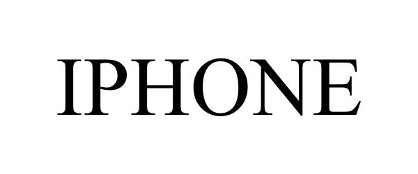Trademark Logo IPHONE