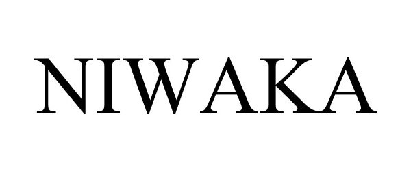 Trademark Logo NIWAKA