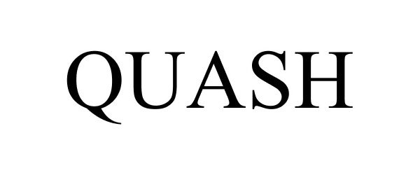 Trademark Logo QUASH