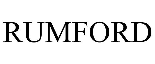 Trademark Logo RUMFORD