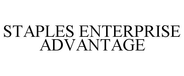 Trademark Logo STAPLES ENTERPRISE ADVANTAGE