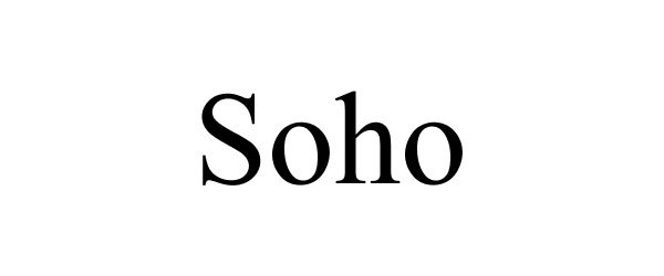 Trademark Logo SOHO