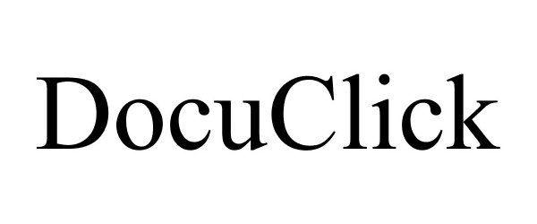 Trademark Logo DOCUCLICK