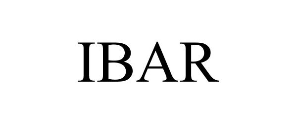 Trademark Logo IBAR