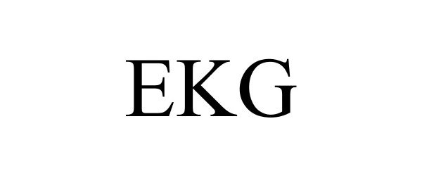 Trademark Logo EKG