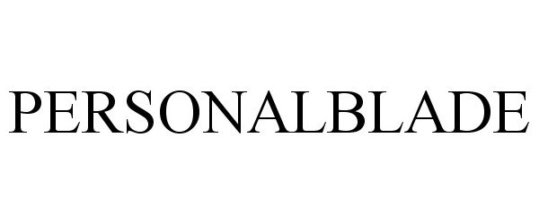 Trademark Logo PERSONALBLADE