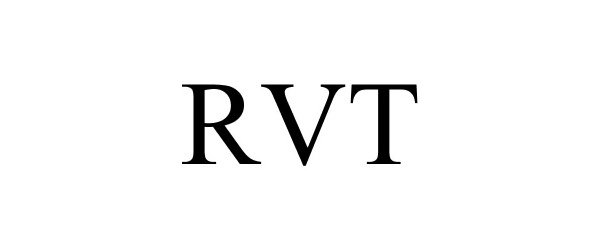 Trademark Logo RVT