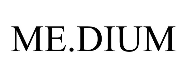 Trademark Logo ME.DIUM