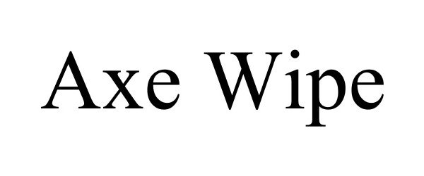 Trademark Logo AXE WIPE