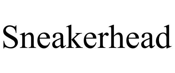 Trademark Logo SNEAKERHEAD