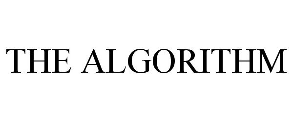 Trademark Logo THE ALGORITHM