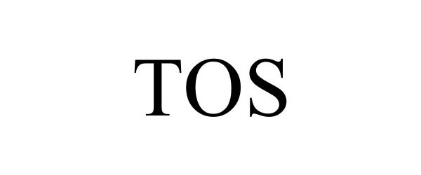 Trademark Logo TOS