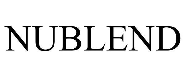 Trademark Logo NUBLEND