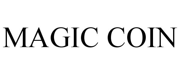 Trademark Logo MAGIC COIN