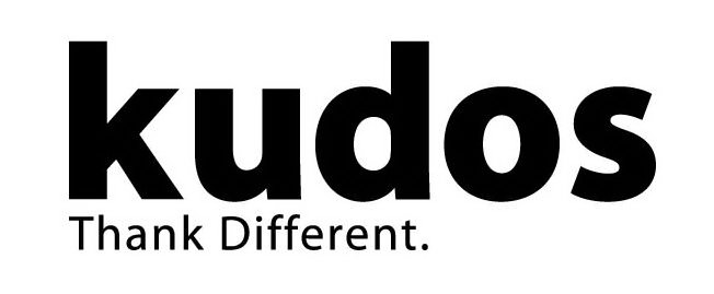 Trademark Logo KUDOS THANK DIFFERENT.
