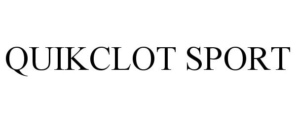 Trademark Logo QUIKCLOT SPORT