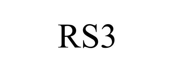 Trademark Logo RS3