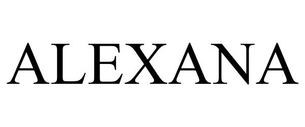 Trademark Logo ALEXANA