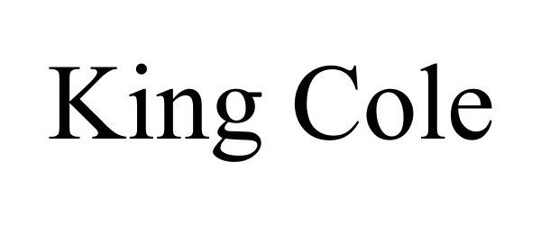 Trademark Logo KING COLE