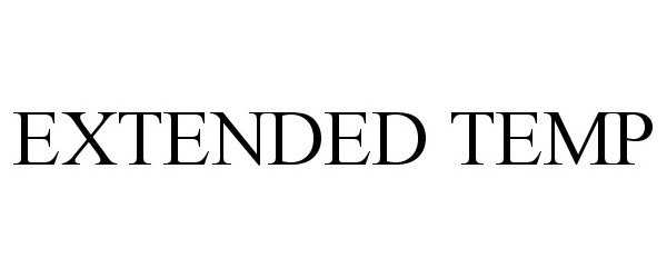 Trademark Logo EXTENDED TEMP
