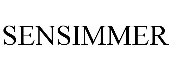 Trademark Logo SENSIMMER