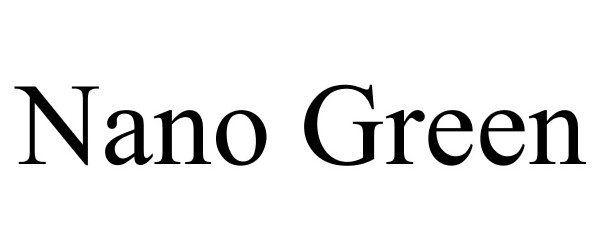 Trademark Logo NANO GREEN