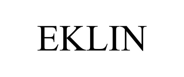 Trademark Logo EKLIN