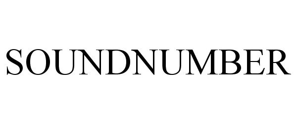 Trademark Logo SOUNDNUMBER