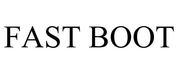 Trademark Logo FAST BOOT