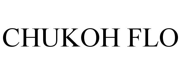 Trademark Logo CHUKOH FLO