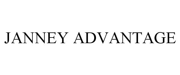 Trademark Logo JANNEY ADVANTAGE