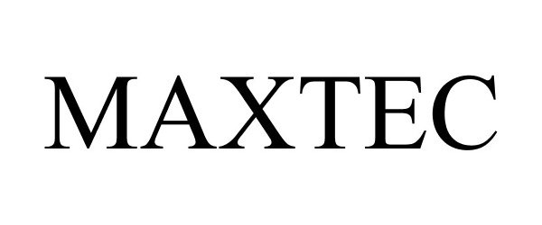 Trademark Logo MAXTEC